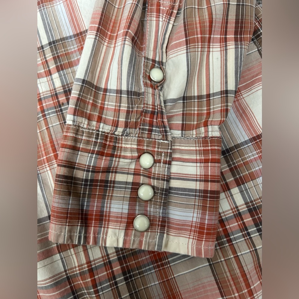 5/$25 American Eagle men’s vintage slim fit pearl snap shirt size XL - Picture 5 of 10